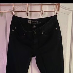 Massimo Skinny Premium Jeans, size size 4long black gently used